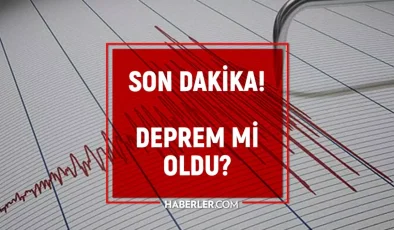 Az önce deprem mi oldu? 13 Ekim en son depremler kaç şiddetinde oldu? Kandilli Rasathanesi ve AFAD deprem listesi!